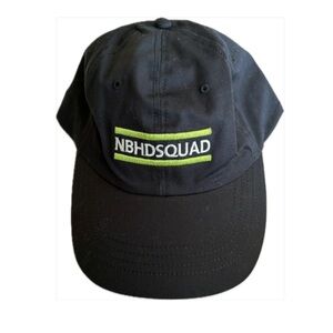 NEIGHBORHOOD NBHDSQUAD IT 30th Anniversary Cap Black NWT